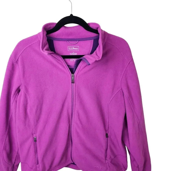 LL Bean‎ Women's  Polartec Fleece Full Zip Jacket - Picture 2 of 8